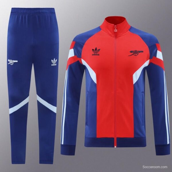 24/25 Arsenal Blue/Red Full Zipper Jacket +Long Pants - Image 17