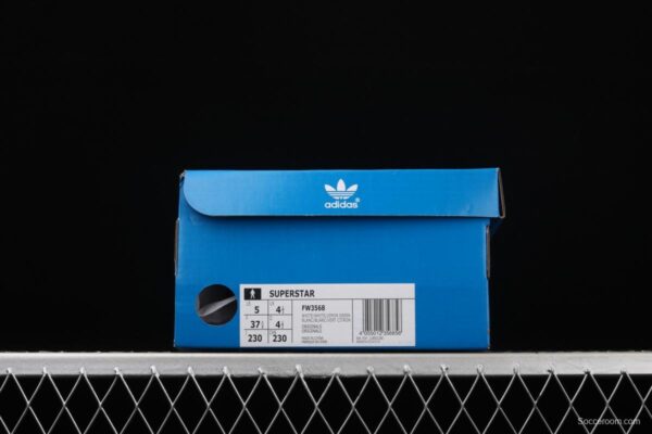Adidas Originals Superstar FW3568 shell head and tea striped top layer casual board shoes - Image 11