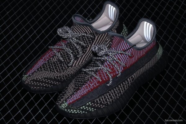 Adidas Yeezy Boost 350 V2 Yecheil FW5190 Darth Coconut 350 second generation hollowed-out splicing colorful angel color BASF popcorn - Image 11