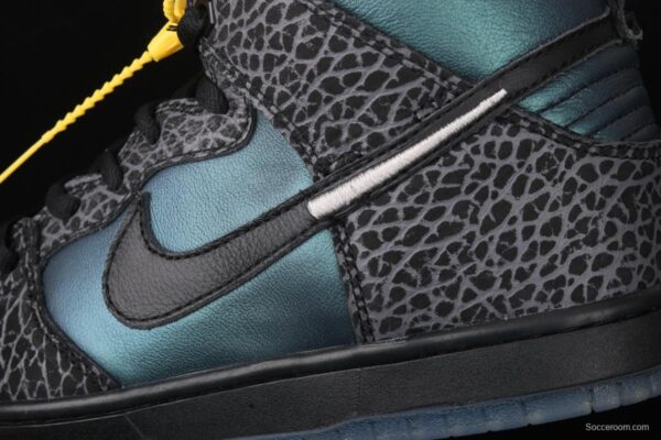 NIKE SB DUNK High x Black Sheep chameleon skateboard shoes BQ6827-001 - Image 7