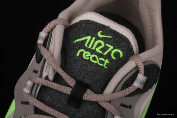 NIKE Air Max 270React new high-frequency mesh hollowing out function half-palm air cushion running shoes CQ4598-231 - Image 7