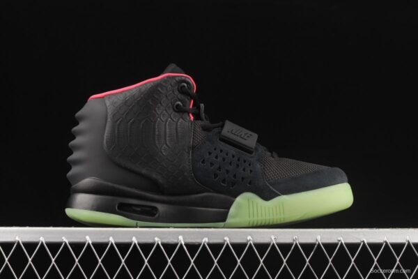 NIKE Yeezy 2 NRG Kanye West limited edition black coconut black rose Kanye shoes 508214-006 - Image 18
