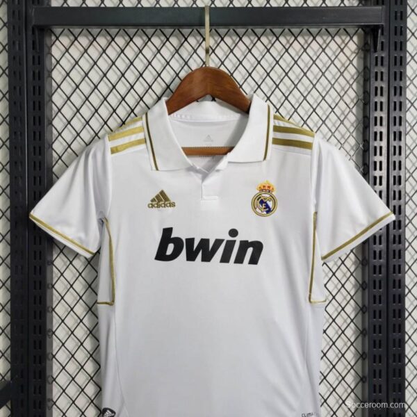 Retro 11-12 KIDS Real Madrid Home Jersey - Image 7