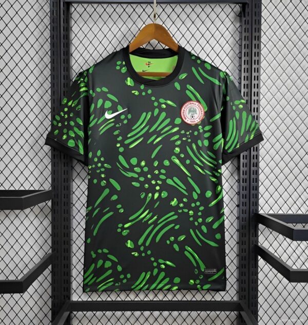 2024 Nigeria Away Green Black Jersey - Image 9