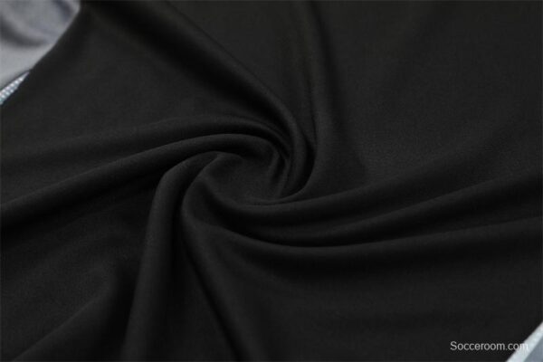 2024 Italy Black Half Zipper Jacket+Long Pants - Image 8