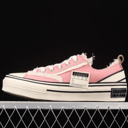 IMPACT x VESSEL G.O.P. LOW deconstructs S20XC01P for high canvas vulcanized board shoes with overlapping thick soles and low sides