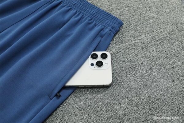 24/25 Manchester City Sky Blue Half Zipper Jacket+Long Pants - Image 5