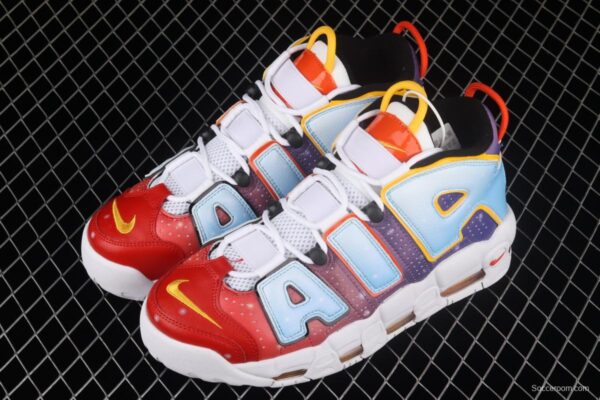 NIKE Air More Uptempo 96 QS Pippen original series classic high street leisure sports basketball shoes DD9223-100 - Image 10