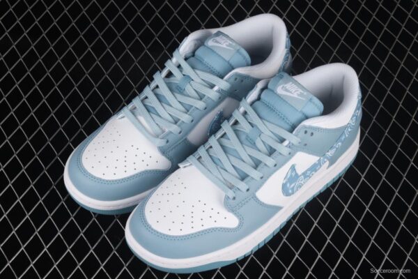 NIKE DUNK Low Green/blue paisley turquoise Paisley SB rebound fashion casual board shoes DH4401-101 - Image 10