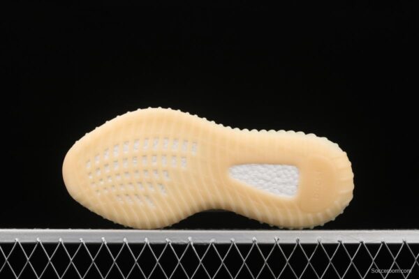 Adidasidas Yeezy 350 Boost V2 GY3438 Darth Coconut 350 second generation hollowed-out temperature change aurora borealis color matching - Image 15