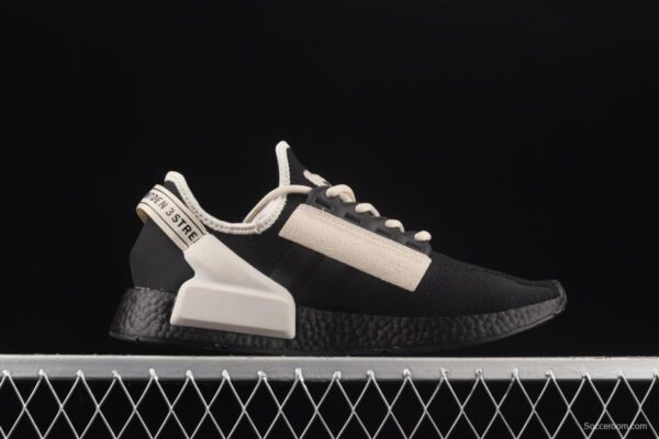 Adidas NMD R1 Boost V2 GY5356 second generation elastic knitted surface popcorn running shoes - Image 14