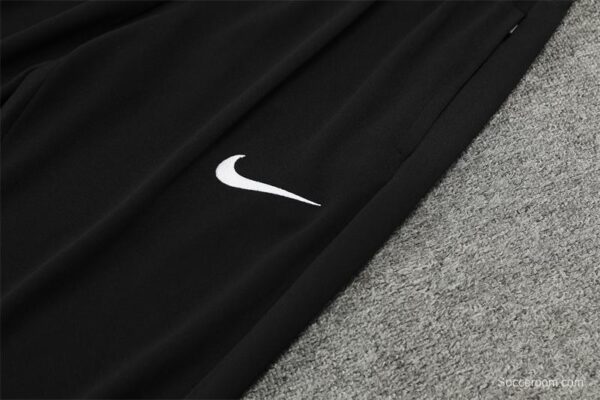 Player Version 2024 France Black Half Zipper Jacket+Long Pants - Image 6