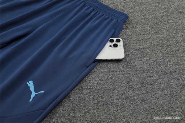 24/25 Manchester City Navy Half Zipper Jacket+Long Pants - Image 4