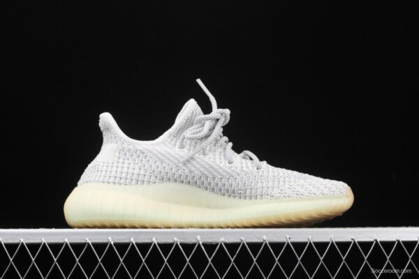 Adidas Yeezy Boost 350V2 Tailgate FX4348 Darth Coconut 350 second generation hollowed-out Asian gray angel color - Image 15