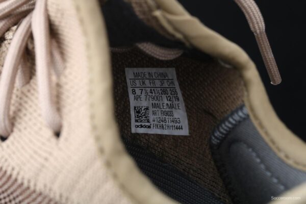 Adidas Yeezy Boost 350 V2 FX9033 das coconut 350 second generation hollowed-out sesame gray angel color - Image 5