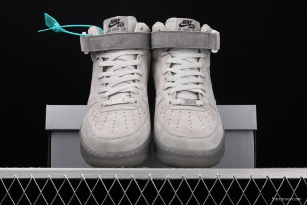 Reigning Champ x NIKE Air Force 1x 07 Mid defending champion 3M reflective sports leisure board shoes 807618-200 - Image 12