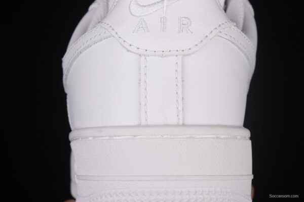 NIKE Air Force 1x07 Low metal silver hook low-top casual board shoes 315122-111, - Image 6