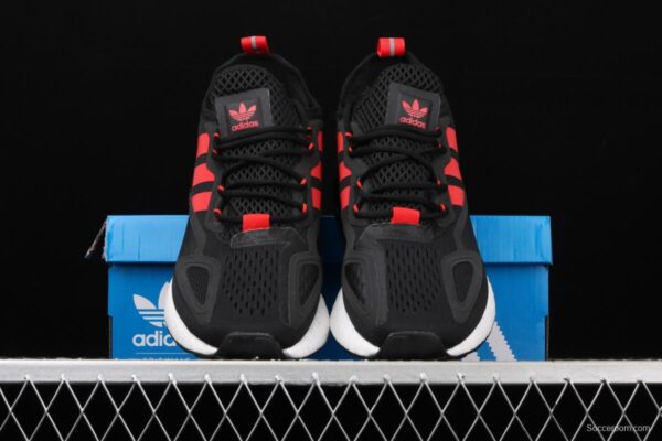 Adidas ZX 2K Boost FX8499 2020 summer new clover popcorn vintage running shoes - Image 13