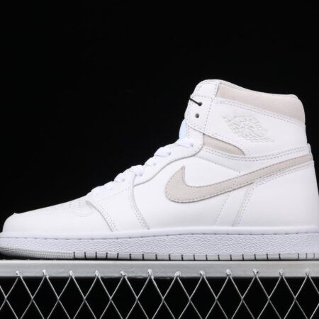 Air Jordan 1 Hi 85 repeated engraving of white gray BQ4422-100