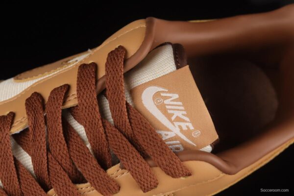 NIKE Air Force 1'07 Low milk tea brown canvas leather color matching low-top casual sneakers DJ6395-100 - Image 8