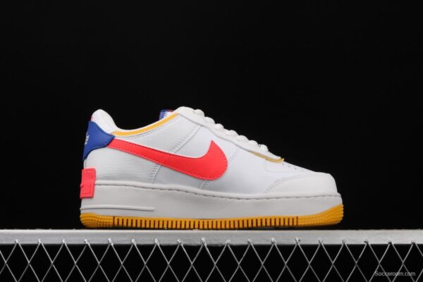 NIKE Air Force 1 ShAdidasow light weight heightened low-top 100-top board shoes CI0919-105 - Image 16
