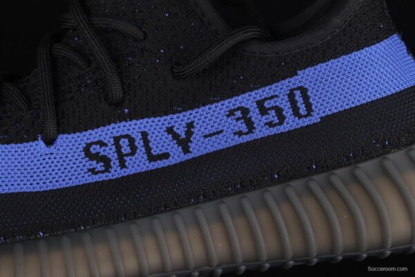 Adidas Yeezy 350 Boost V2 GY7164 Darth Coconut 350 second generation black and blue color - Image 7