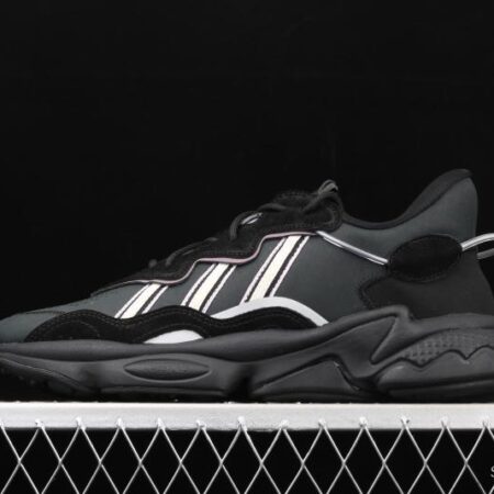 Adidas Originals Ozweego W EG0553 Darth clover retro 3M reflective breathable running shoes