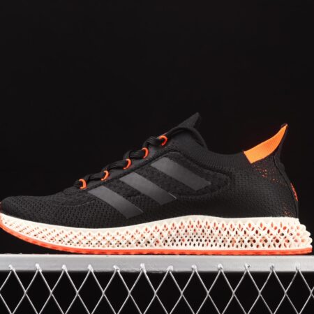 Adidas 4D FWD FY3963 black solar red 4D printed running shoes