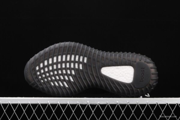 Adidas Yeezy 350 Boost V2 FU9007 Darth Coconut 350 second generation black sky star hollowed-out silk color BASF popcorn - Image 15