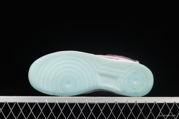 NIKE Air Force 1mm 07 LV8 Good Game video game limits white dazzling laser Velcro high upper board shoes DC2111-191 - Image 14