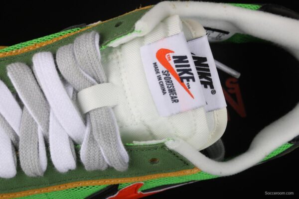 Sacai x NIKE LVD Waffle Daybreak co-signed catwalk style net gauze leather splicing double hook Swoosh running shoes BV0073-300 - Image 5