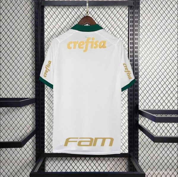 24/25 All Sponsor Palmeiras Away White Jersey With All Sponsor - Image 3