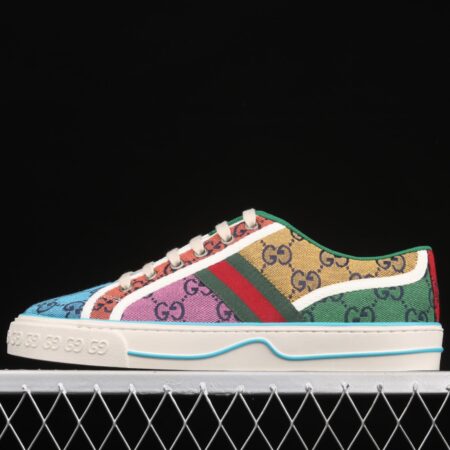 Gucci Tennis 1977 Print Sneaker canvas printed retro leisure sports board shoes 2UZ604275