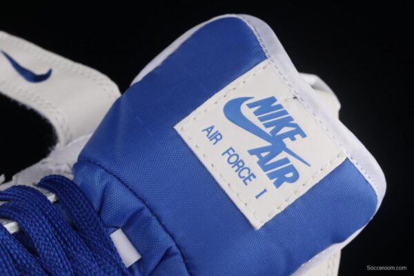 NIKE Air Force 1x 07 Mid x Uniterrupted white and blue graffiti James co-signed the same 3M reflective medium side leisure sports board shoes CT1206-600 - Image 8