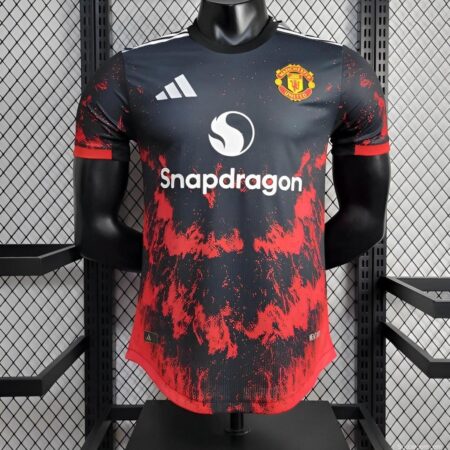 Player Version 24/25  Manchester United Black/Red Special Jersey