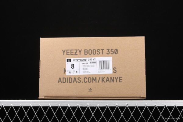 Adidas Yeezy Boost 350V2 Yecheil FW5190 Darth Coconut 350 second generation hollowed-out splicing colorful angel color - Image 12