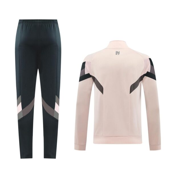 24/25 Real Madrid Light Pink Full Zipper Jacket +Long Pants - Image 15
