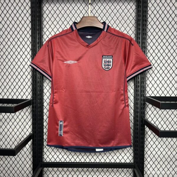 Retro 2002 England Away Jersey - Image 3