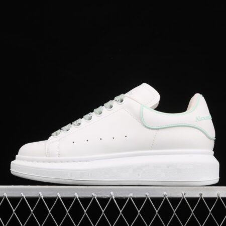Alexander McQueen White and Green drop Molding