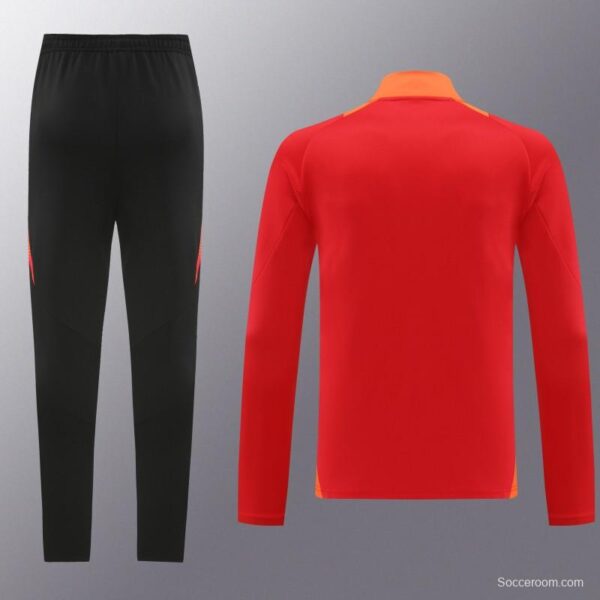 24/25 Bayern Munich Red Full Zipper Jacket +Long Pants - Image 19