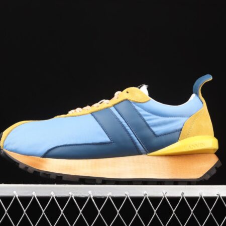 Lanvin Bumper French classic luxury brand Langfan retro leisure sneakers