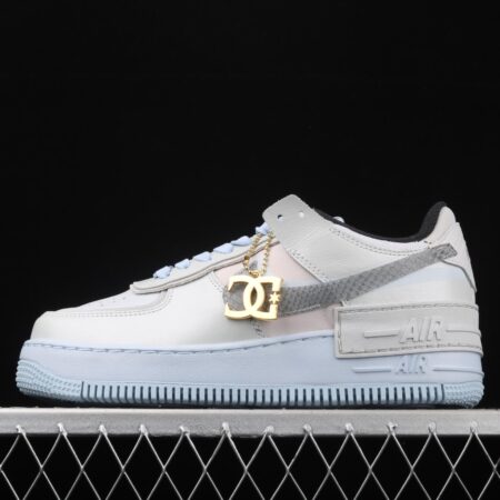 NIKE Air Force 1 ShAdidasow light weight heightened low-top 100-board shoes CV3027-001