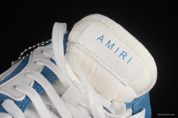 AMIRI 21SS SKEL-TOP Bones low Band White Blue - Image 8