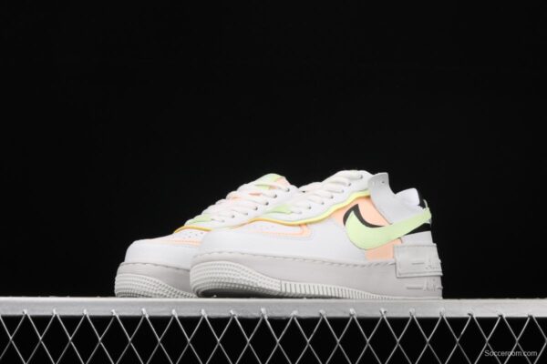NIKE Air Force 1 ShAdidasow light weight heightened low-top 100-board shoes CW6030-107, - Image 13