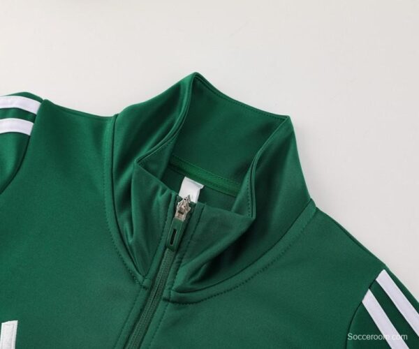 2024 Adidas Green/White Full Zipper Jacket+Pants - Image 5