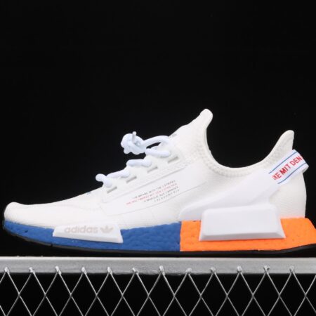 Adidas NMD R1 Boost V2 FX3949 second generation elastic knitted surface popcorn running shoes