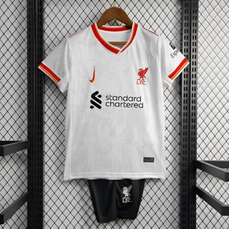 24/25 Kids Liverpool Third White Jersey