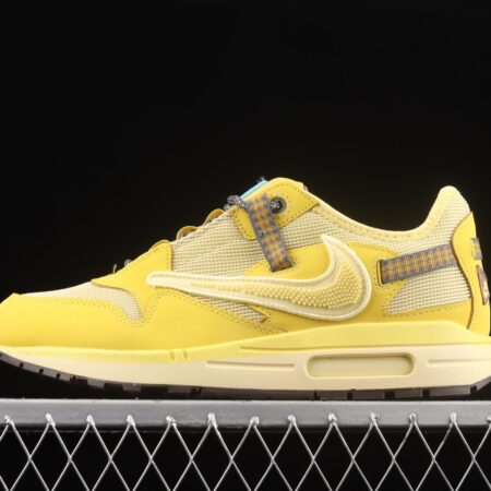 Travis Scoot x NIKE Air Max 1 co-branded wheat vintage casual running shoes DO9392-700