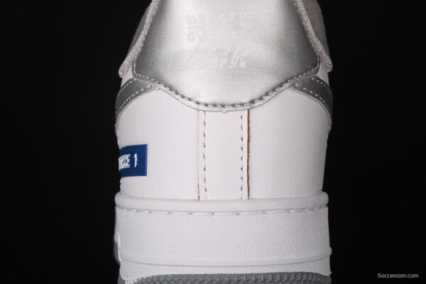 NIKE Air force1 Low labei maker white and blue color matching low-top casual board shoes DC5209-100 - Image 6