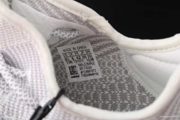Adidas Yeezy Boost 350 V2 Tailgate FX4348 Darth Coconut 350 second generation hollowed-out Asian grey angel color BASF popcorn - Image 6